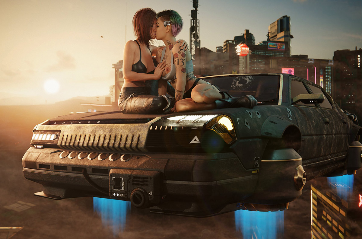 Eat my wet pussy like slut - Cyberpunk 2077