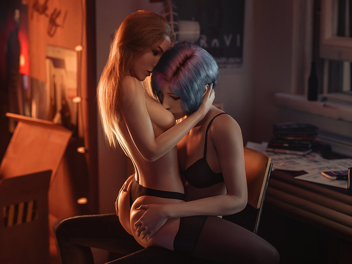 My love what are you doing now - Aerith & Tifa