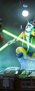 Wet holes deep in the universe - Ahsoka star wars