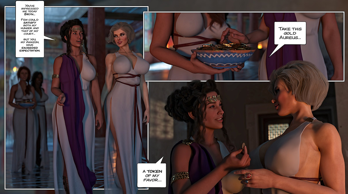 Look at you taking them both like a true whore - The Ring of the Roman Empress 3