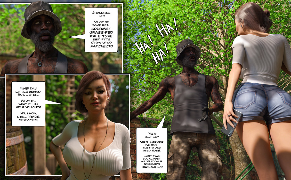 Just thought id let you know that ive paid the gardener, luv u xoxo - Overgrown dues