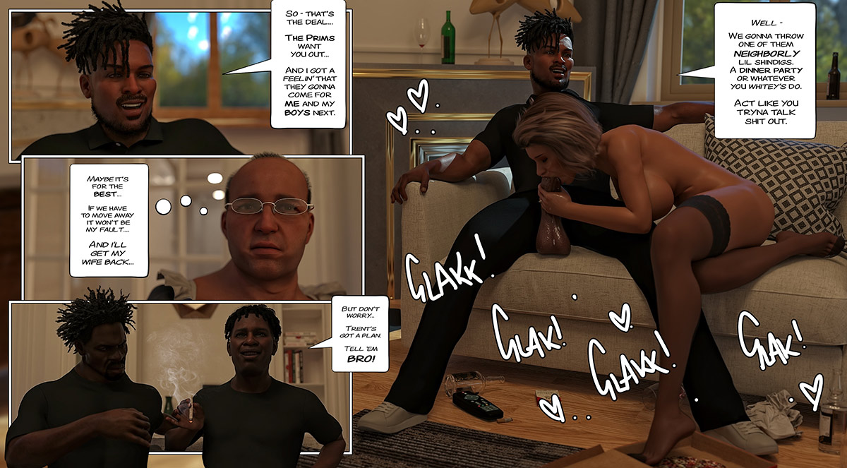 We had a good thing going with that MILF nex door and her skank friend - The MILF next door chapter two