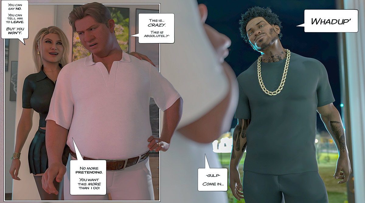 I really want to suck his cock again honey - Black marked