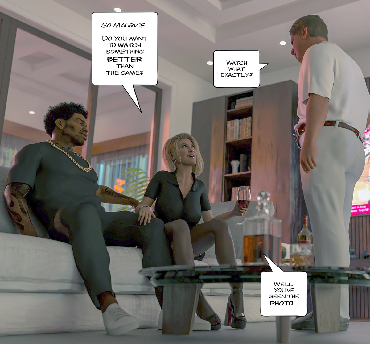 I really want to suck his cock again honey - Black marked