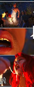 She did just throat that huge dick Laura - The dare