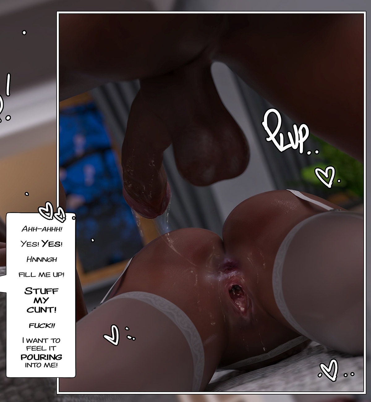 Fill me up, stuff my cunt, I want to feel it pouring into me - The MILF next door 2