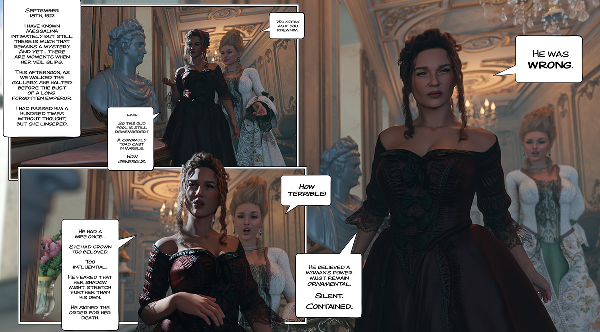 Give your benevolence to the countess, my nuns do not lift their skirts for free - The ring of the Roman Empress 6