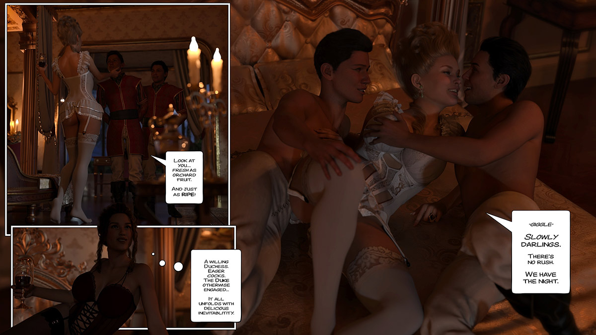 A willing duchess eager cocks, the duke otherwise engaged - The ring of the Roman Empress 6