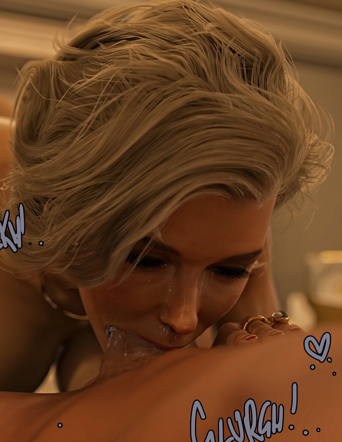 Your cock gets hard just thinking about my cunt stuffed full of cum - The ring of the Roman Empress 7