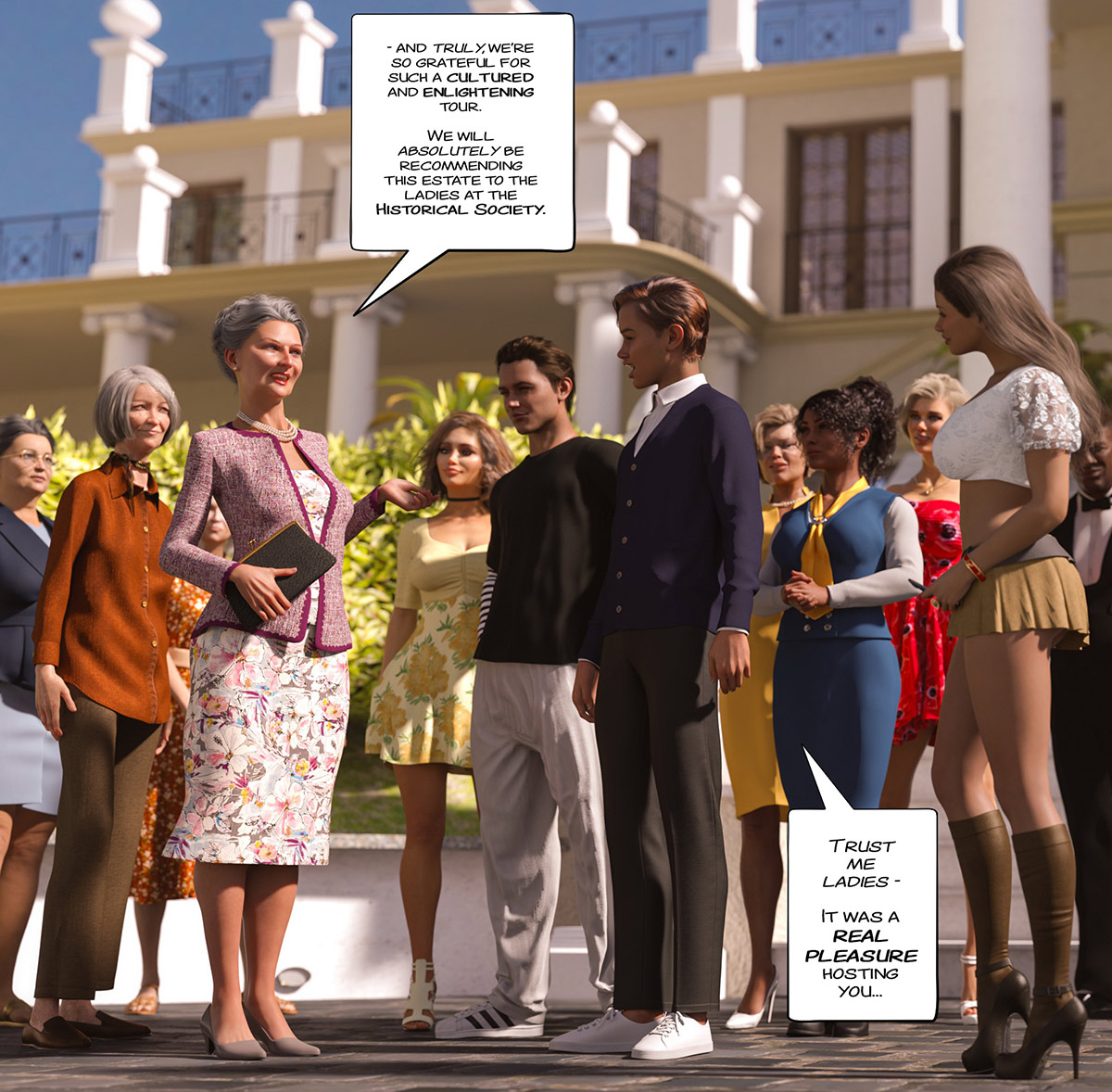 Always another cock to fuck, lucky me - The ring of the Roman Empress 7