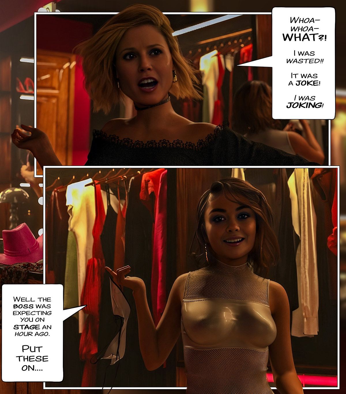 Well the boss was expecting you on stage an hour ago - Modern Household, The Obsidian Lounge