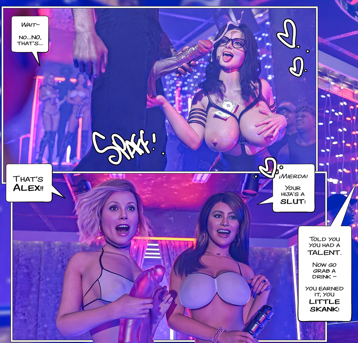 That fat ass got me hooked, she's fuckin' goddness - Modern Household, The Obsidian Lounge