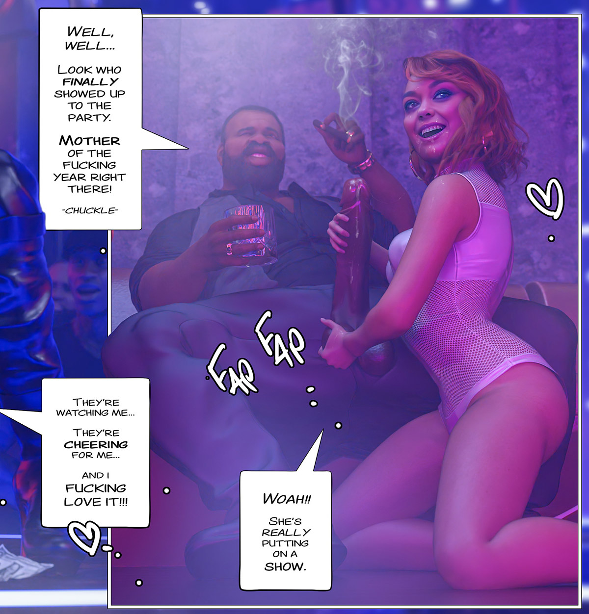 They're watching me, they're cheering for me and I fucking love it - Modern Household, The Obsidian Lounge