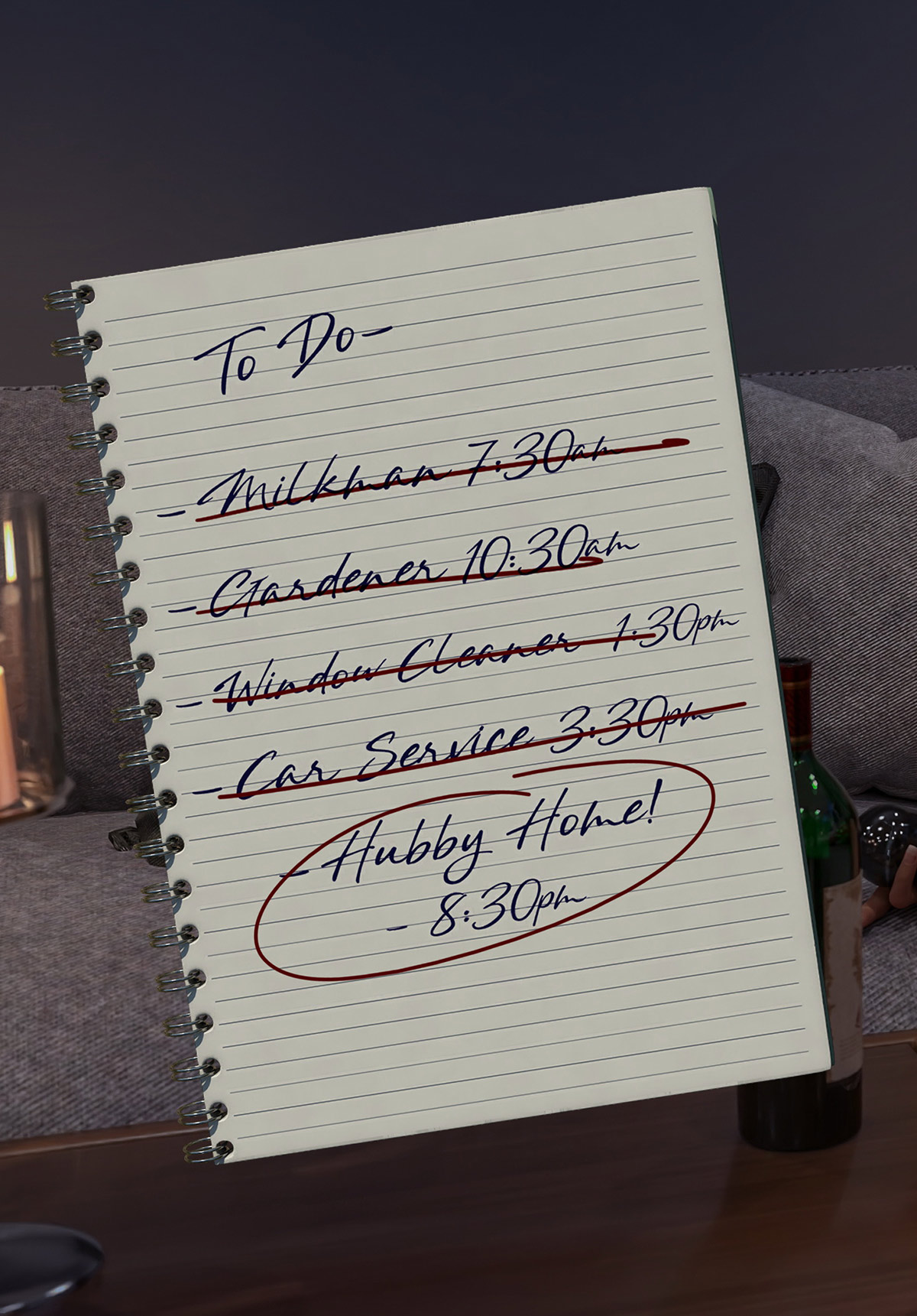 You look so good with that fat cock in your slutty mouth babe - A day in the life of Mrs. Parker