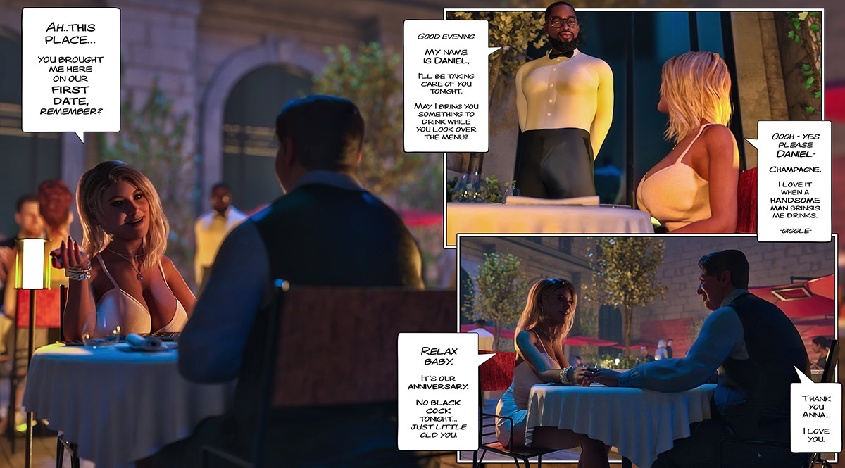 It's our anniversary, no black cock tonight, just little old you - Black marked 4