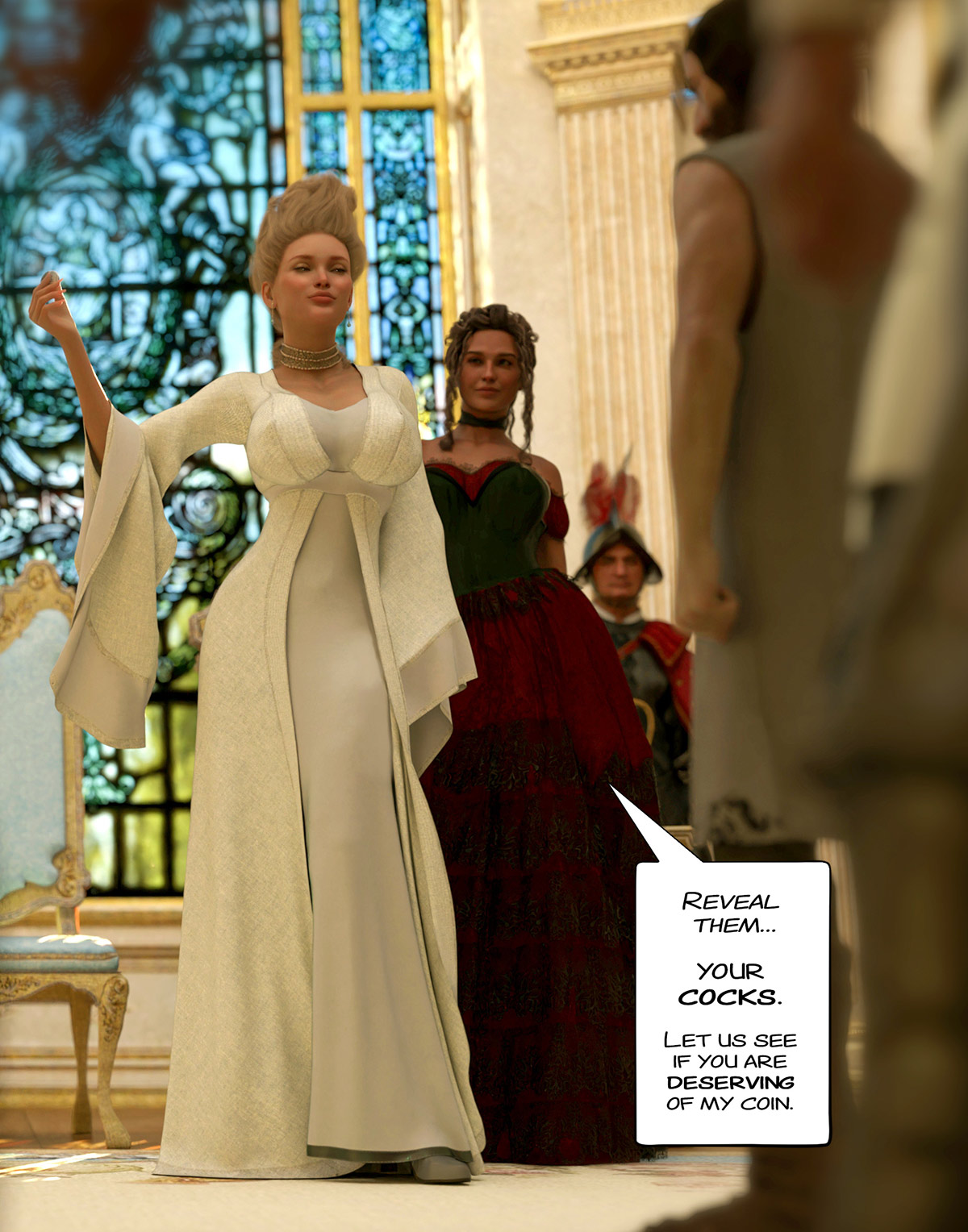 How delicious to cuckold the duke with this rabble - The ring of the Roman Empress 8