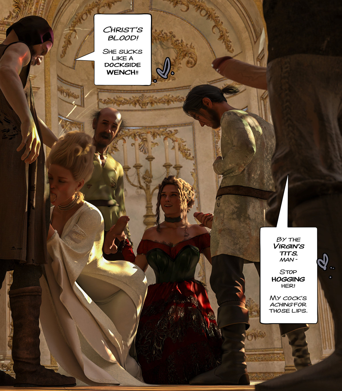 She sucks like dockside wench - The ring of the Roman Empress 8