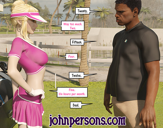 Maybe we can get a little more friendly at the clubhouse after golf - Christian knockers