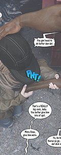 Stroke it really hard and get the whole length of him - Rose In The Hood