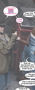 Stroke it really hard and get the whole length of him - Rose In The Hood