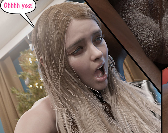 Fuck my tight snowbunny pussy with that huge black cock - Rose goes skiing