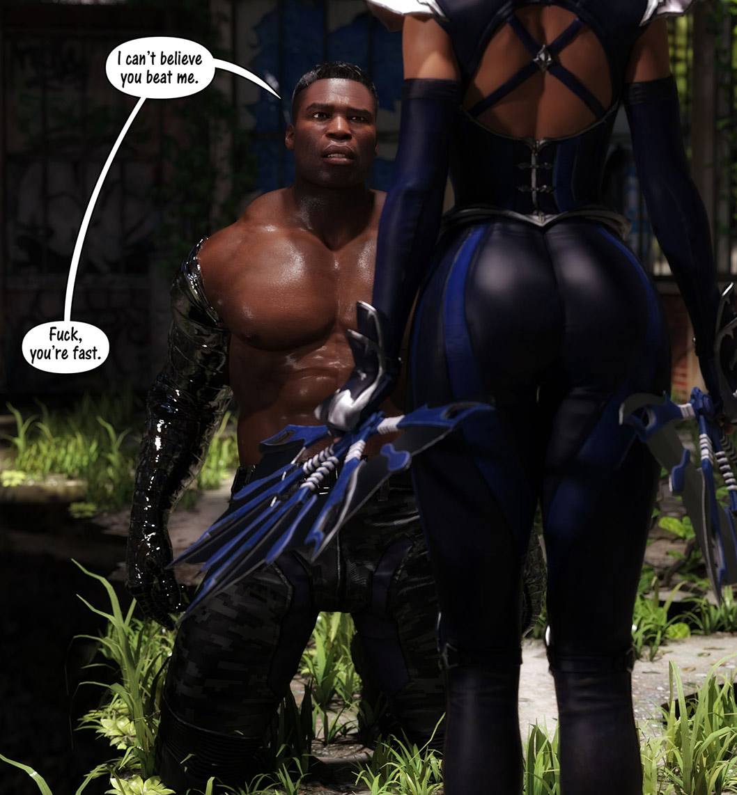 I been waitin' a long time to fuck you - Kitana vs Jax