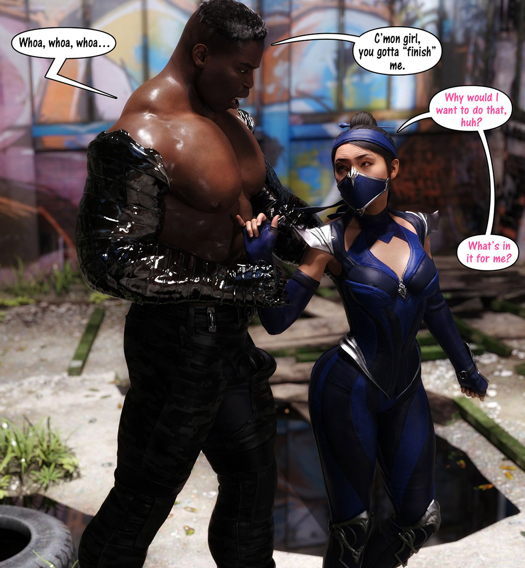 I been waitin' a long time to fuck you - Kitana vs Jax