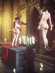 Horny demon destroys pussies and assholes - Elf slave 8 The final by Jared999d
